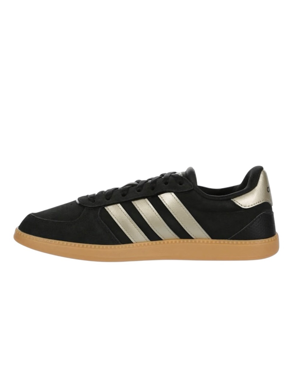 Adidas Breaknet Sleek Sneakers Black Gold Gum Sole Women’s Size 8 NWT - Picture 5 of 17